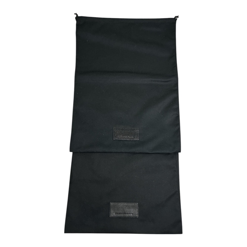 Alexander Wang Dust Shoe Storage Bags 2 Pack Travel Protection Drawstring Black